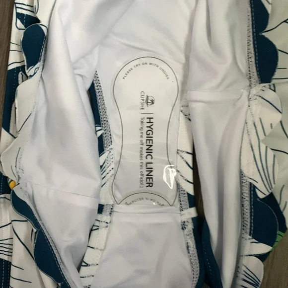 Cupshe High-Waist Floral Scalloped Bikini Bottom - NWT! - Picture 8 of 8